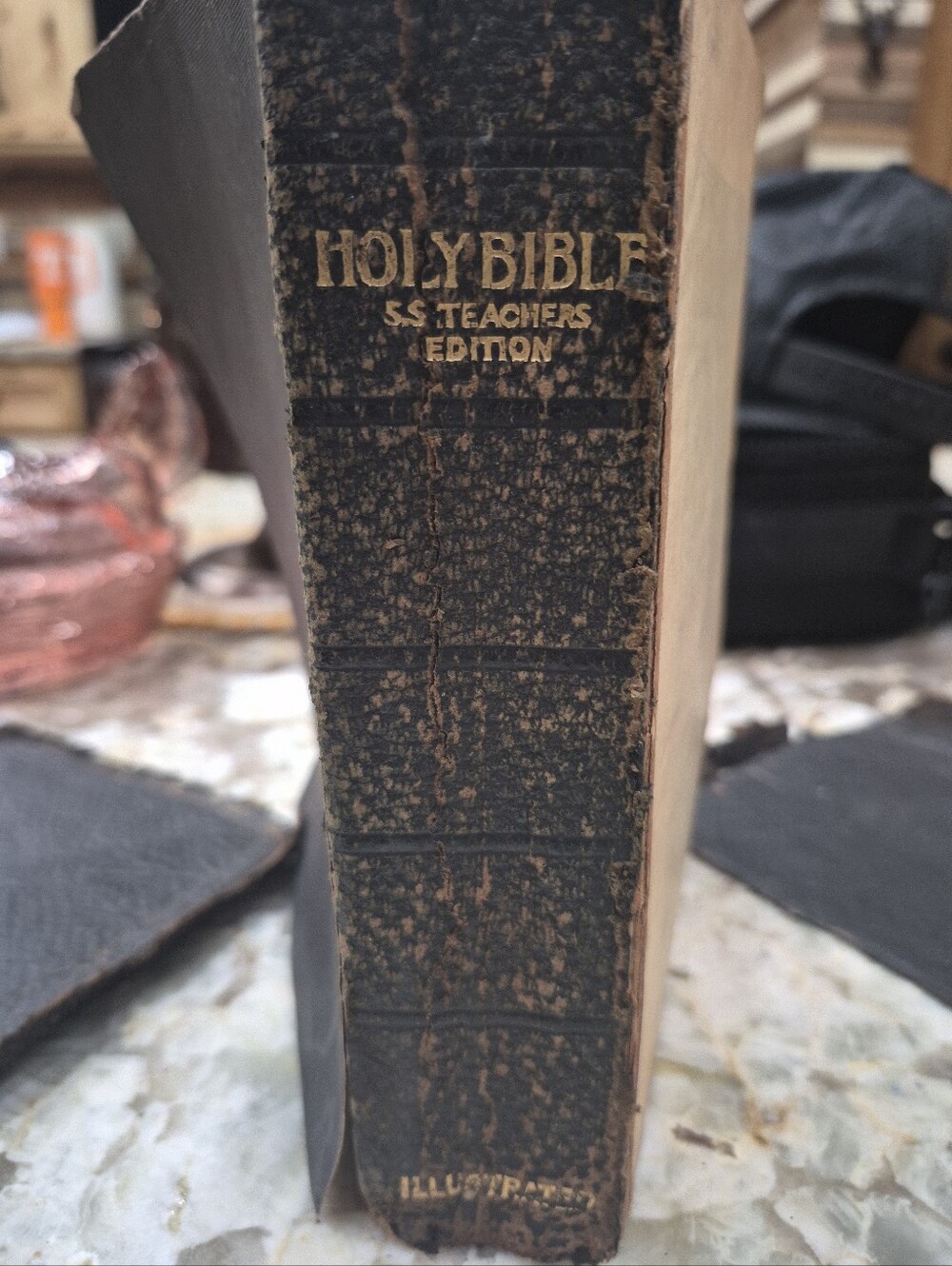 Vintage Holy Bible 1907-1920 Sunday School Teachers Edition